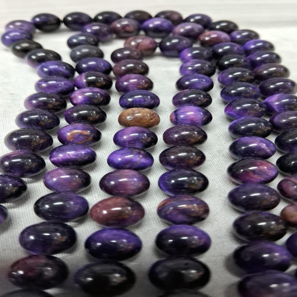 Tiger Eye Purple AAA Crystal Beads