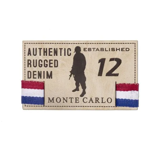 Pu Label With Canvas Tape - Color: Multicolor
