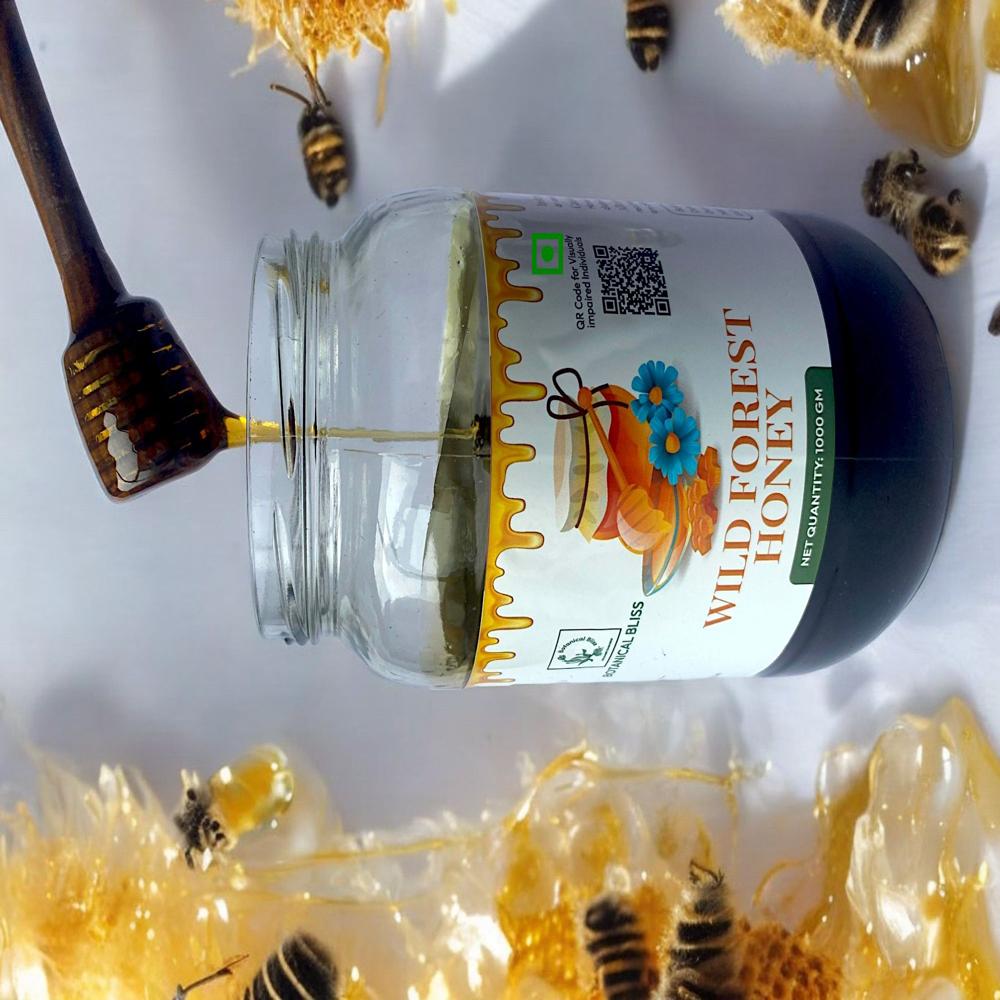 1000gm Wild Forest Honey - Flavor: Sweet