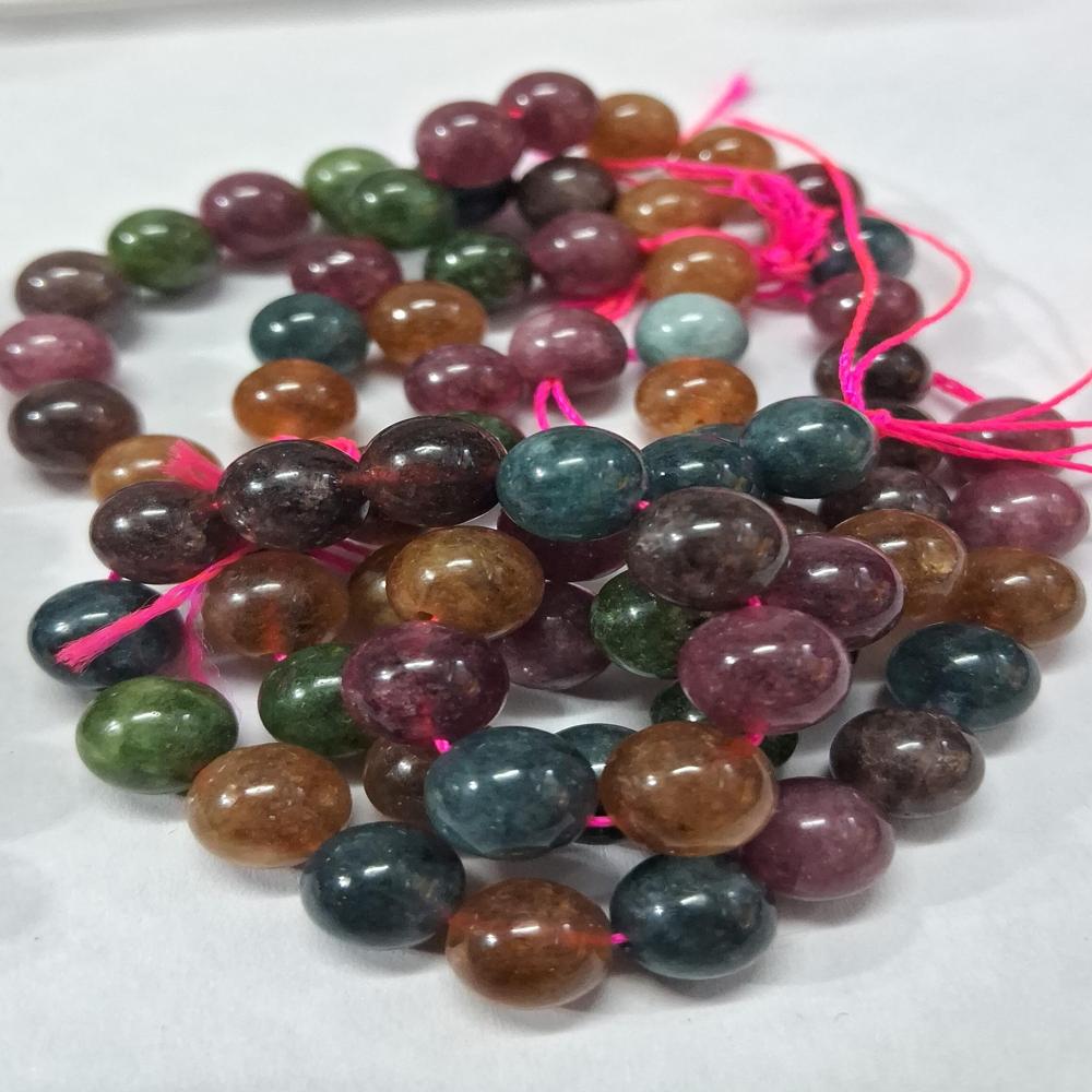 Multi Tourmaline AAA Crystal Beads