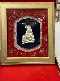 Laddu Gopal silver plated frame