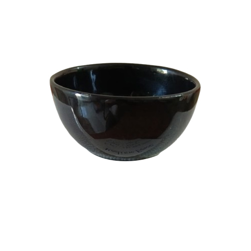 Black Bone China Bowl - Color: Different Available
