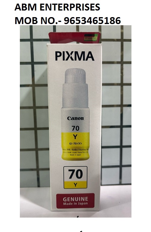 Canon Pixma 70 Yellow Ink Bottle