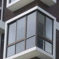 4 Feet Aluminium Fixed Window - Color: White