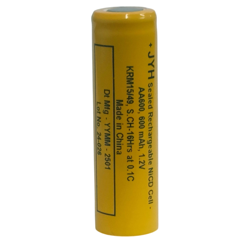 JYH 1.2V, 600mAH Ni-CD Battery, AA-600mAH