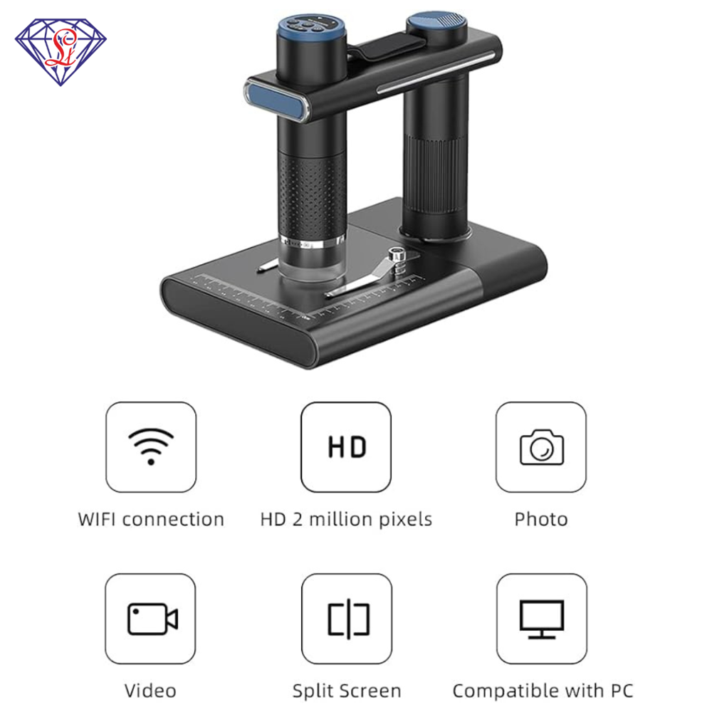 Wi-fi Digital Microscope - Color: Black