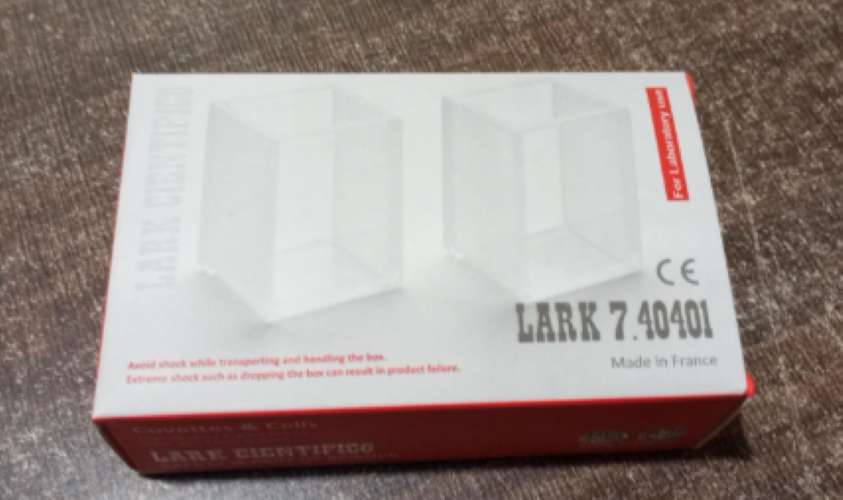 Glass Cuvette G.40401 - Color: Transparent