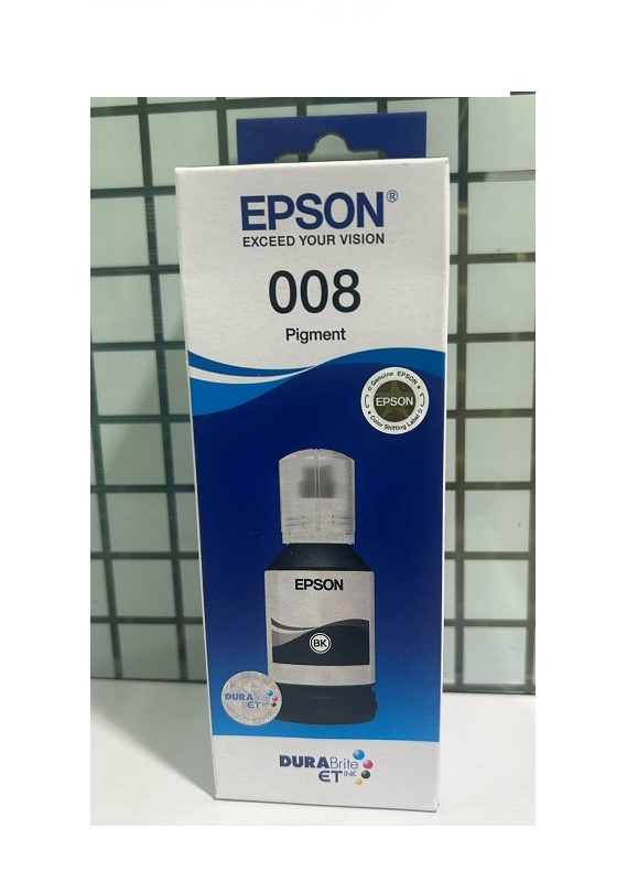 Epson 008 Black Ink Bottle, 127ml