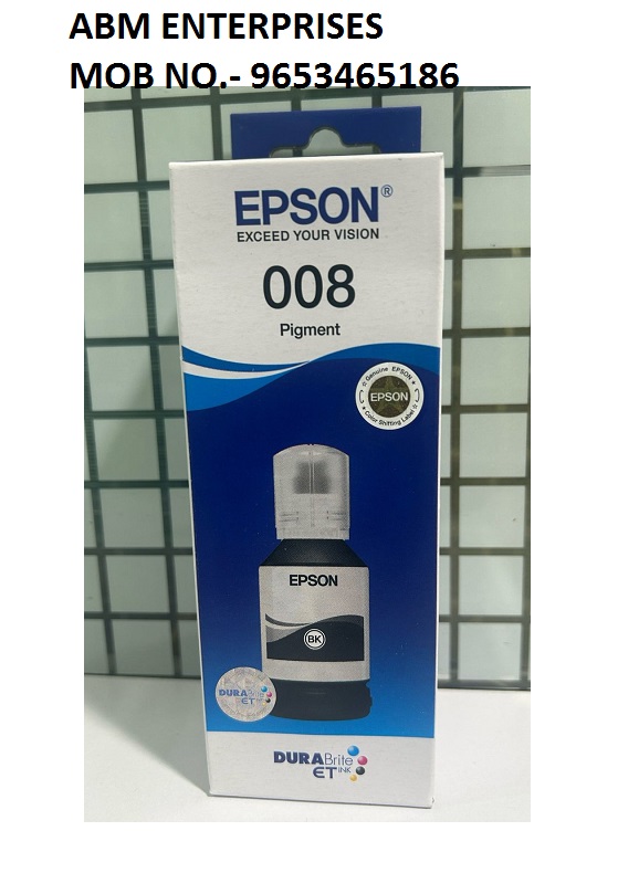 Epson 008 Black Ink Bottle, 127ml