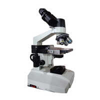 Binocular Research Microscope - Stainless Steel, 100x Magnification, White & Black Color | Halogen & Led Illumination For Enhanced Visibility