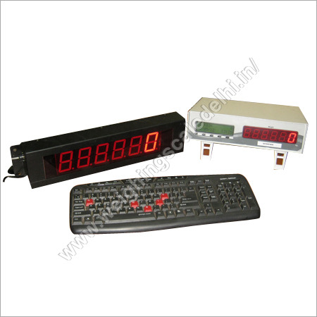 Digital Weighbridge Indicator - 16X2 Large Backlite LCD Display, External IBM-PC Compatible Keyboard | Intelligent Terminal with Auto Ticket Deletion, 100 Years Accuracy Clock, 2048 Transaction Memory
