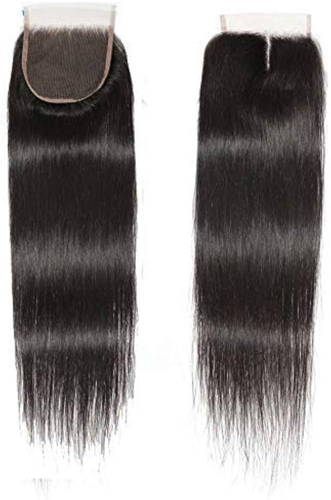 5x5 HD Lace Transparent Closure Sew In Human Hair with Part Middle Vendor