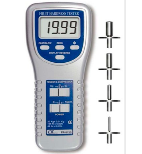 Fruit Hardness Tester - Color: Silver