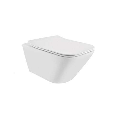 Las-Wht-91953Biufsm Rimless Blind Installation Wall Hung Wc - Color: White