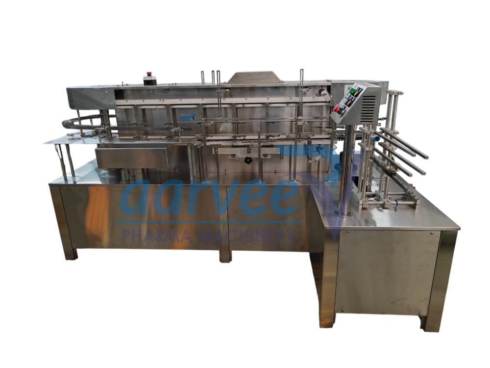 Semi-automatic Linear Vertical Cartoning Machine 4-operators - Application: Pharmaceuticals
