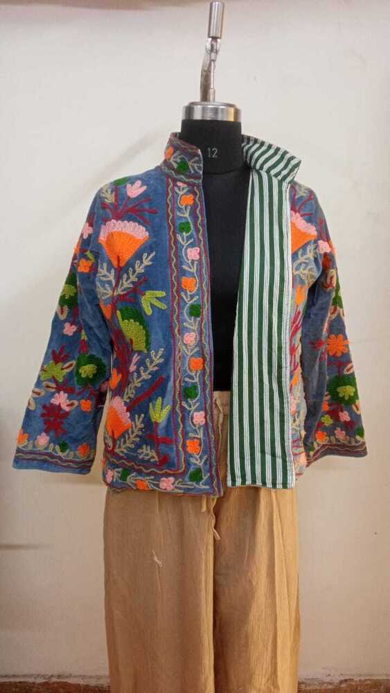 cotton quilted short jacket