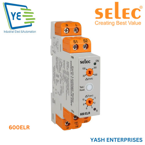 Selec Analog Earth Leakage Relay 1m