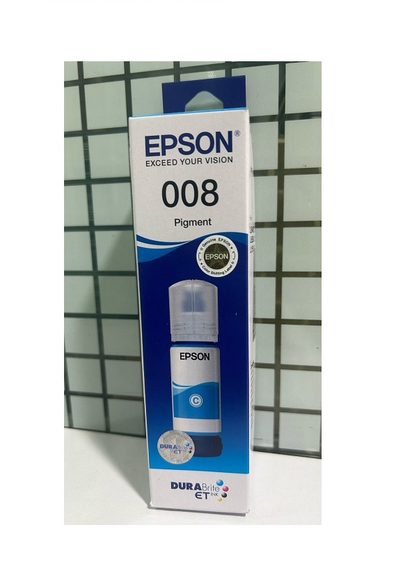 Epson 008 Cyan Ink Bottle, 70ml