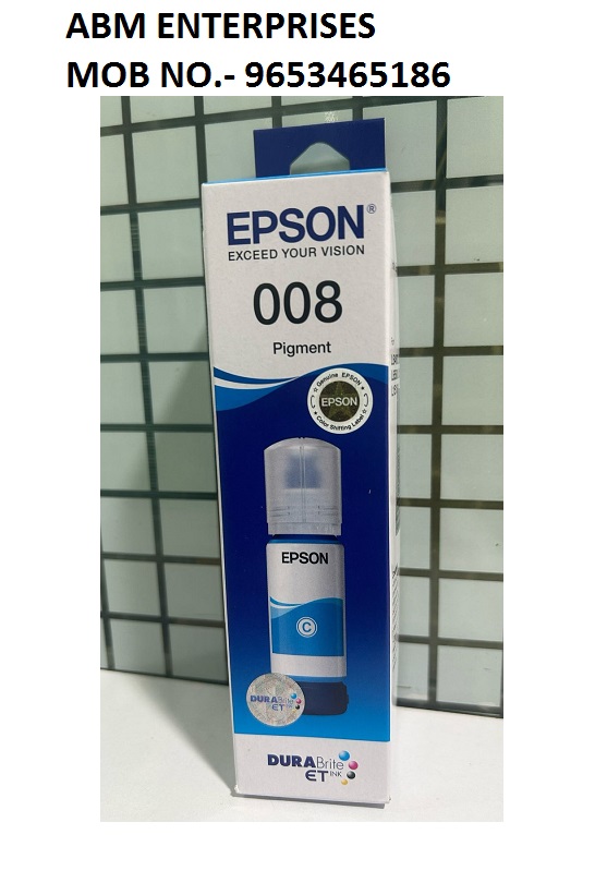 Epson 008 Cyan Ink Bottle, 70ml