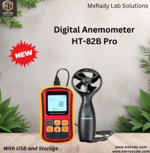 Digital Anemometer - Color: Yellow