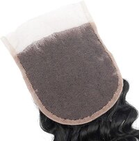 4x 4 Deep Wave Brazilian Virgin Human Hair 130% Density Lace Closure Natural Colour Hair