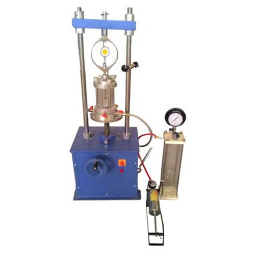 Triaxial Cell Test Apparatus - Color: Blue