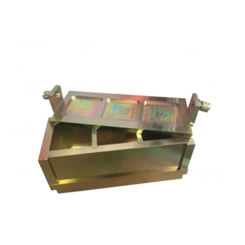 50 Mm Three Gang Cube Mould - Color: Silver