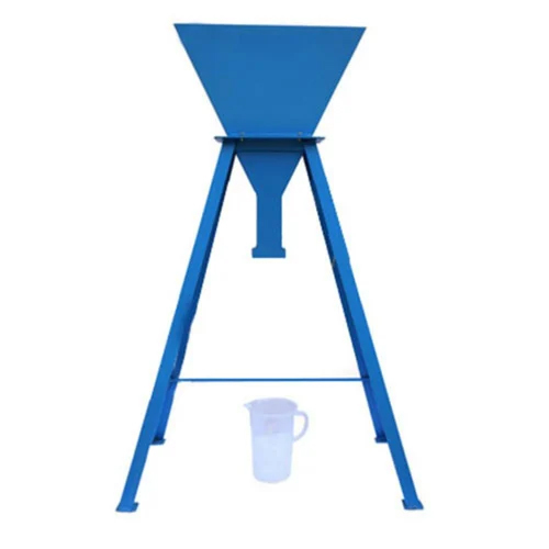 V-Funnel Test Apparatus - Color: Blue