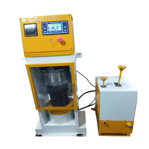 Semi Automatic Power Pack Type Compression Testing Machine - Material: Mild Steel
