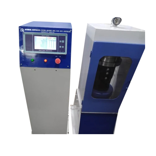 Four Piller Type Digital Compression Testing Machine - Material: Mild Steel
