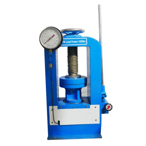 Hand Operated Channel Type Load Frame Compression Testing Machine - Material: Ss