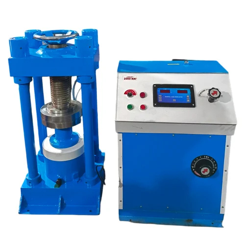 Plate Type Compression Cube Testing Machine - Accuracy: 0.1  %