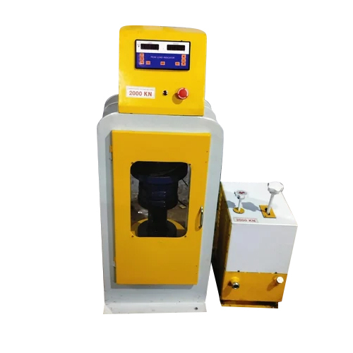 Four Piller Compression Cube Testing Machine - Material: Mild Steel