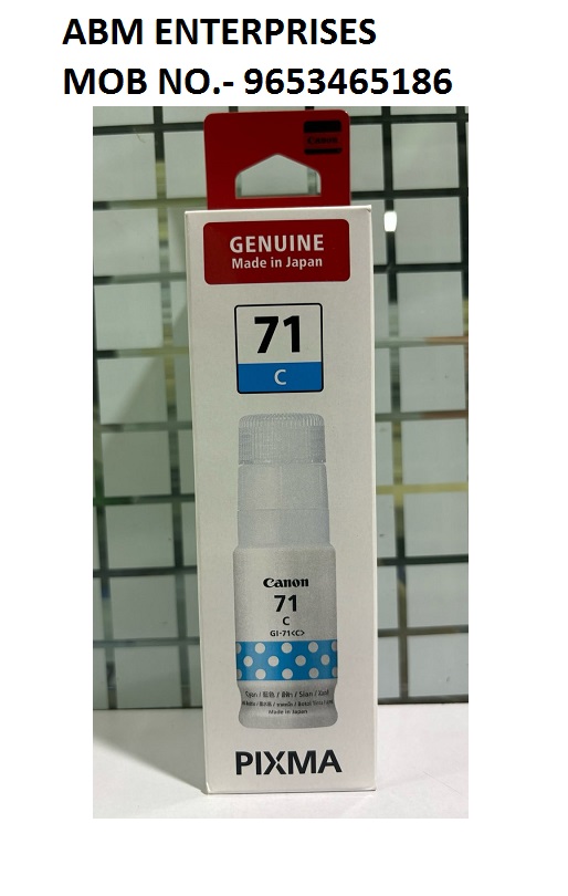 Canon Pixma 71 Cyan Ink Bottle