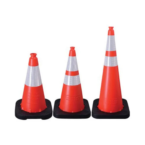 Traffic Safety Cones - Color: Orange And White