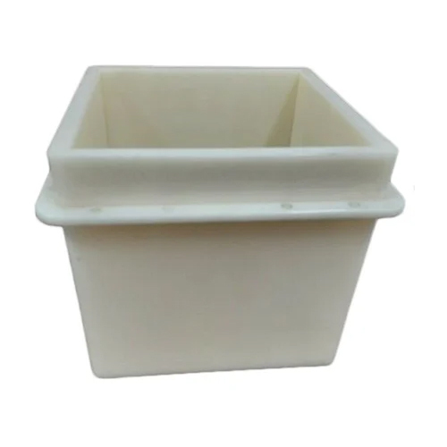 150Mm Pvc Cube Mould - Color: White