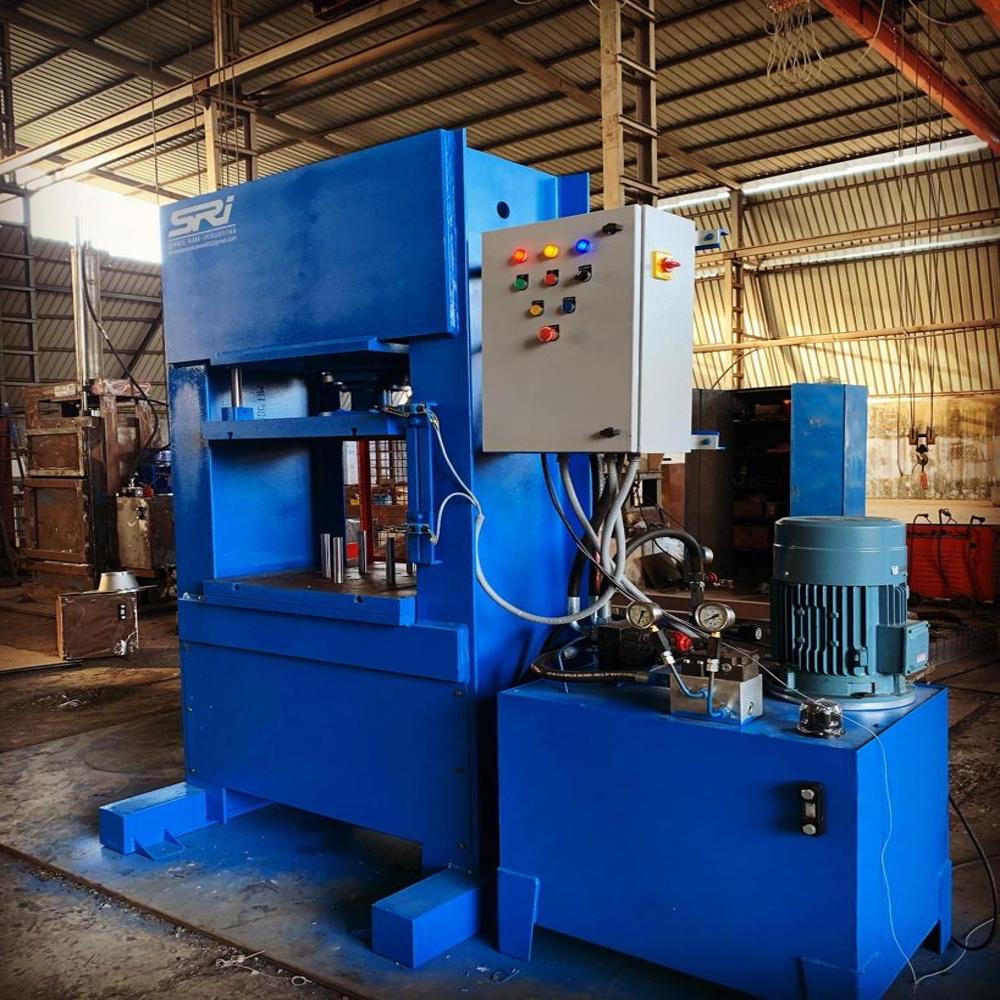Hydraulic Deep Drawing Press - Color: Blue