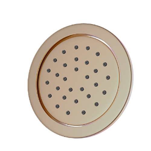 BSH-GLD-1761 Auric Gold Round Shape Body Shower