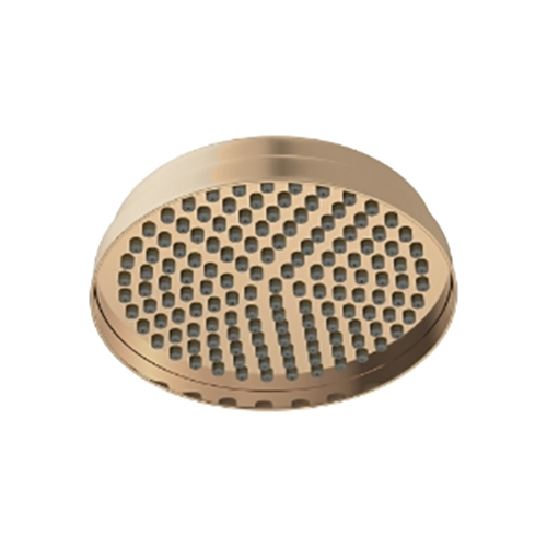 OHS-GLD-1843 Head Round Auric Gold Victorian Shower