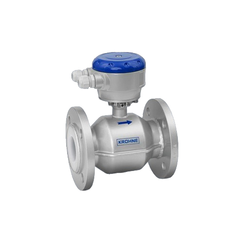 Electromagnetic Flow Meter - Stainless Steel, Standard Size, Silver Color | Digital Display, 50-60 Hertz Frequency, Industrial Usage