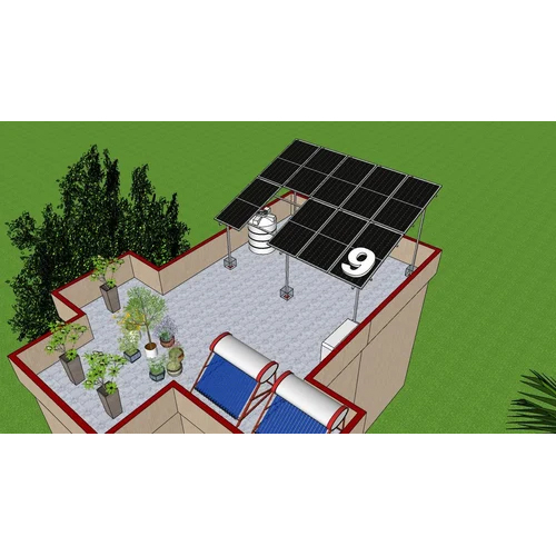 4.86 kw to 5.175kw Solar Power Plant Installation Services