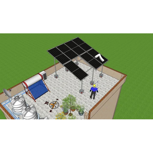 3.78 kw to 4.025 kw Solar Power Plant Installation Services