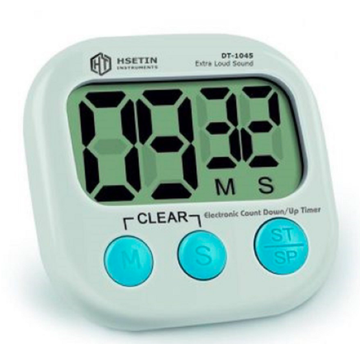 Digital Countup/countdown Timer, - Color: White