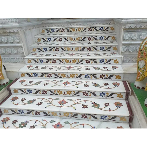 Marble Inlay Work  Staircase