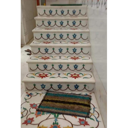 Marble Inlay Work  Staircase