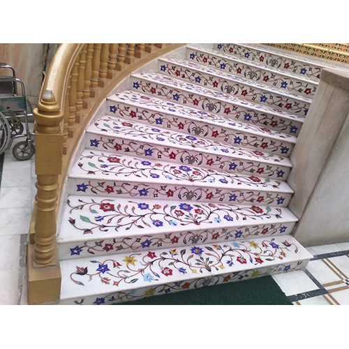 Marble Inlay Work  Staircase