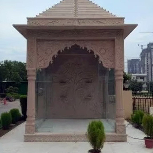 Stone Outdoor Temple - Color: White