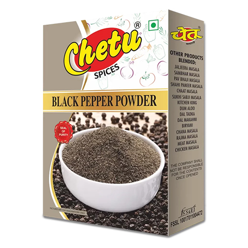 Black Pepper Powder - Fine Powder, Food Grade | Fried Processing, Shelf Life: 6-12 Months, Room Temperature Storage