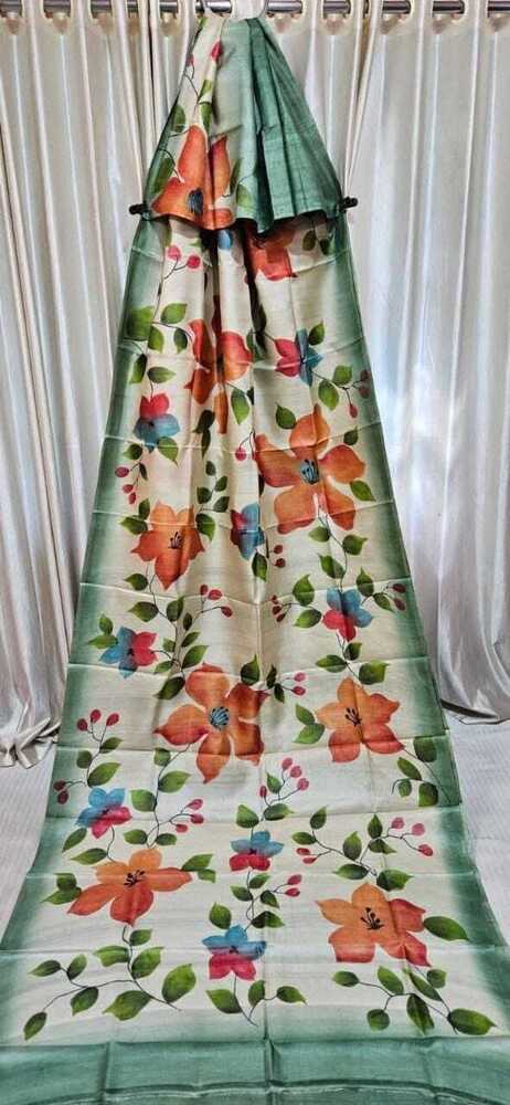 Digital Printed Saree - Bust Size: 44 Inch (In)