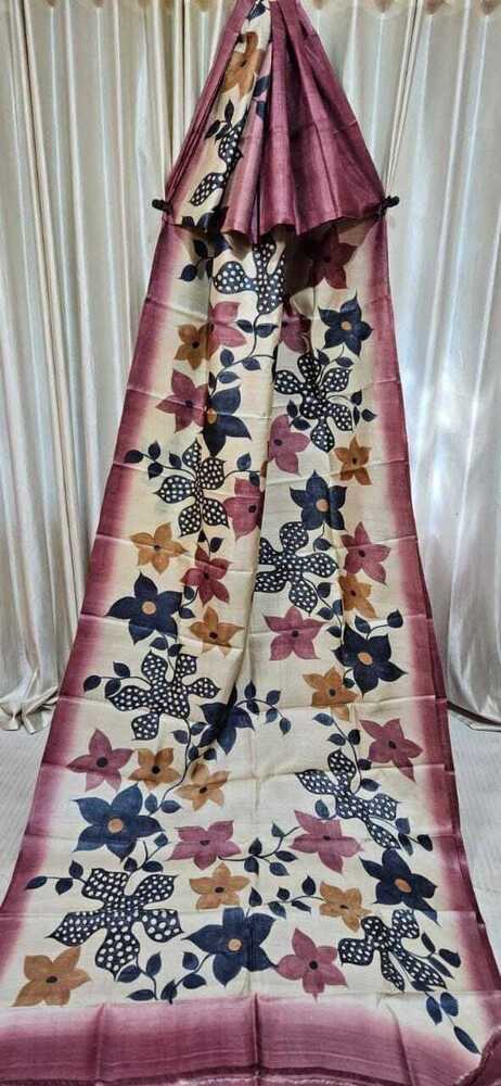Digital Printed Saree - Bust Size: 44 Inch (In)